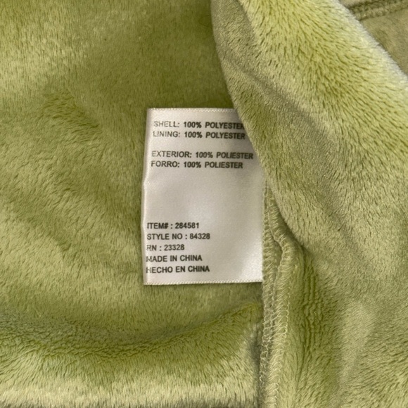 Kristen Blake • Green Thick Fleece Hooded Jacket - Picture 9 of 11